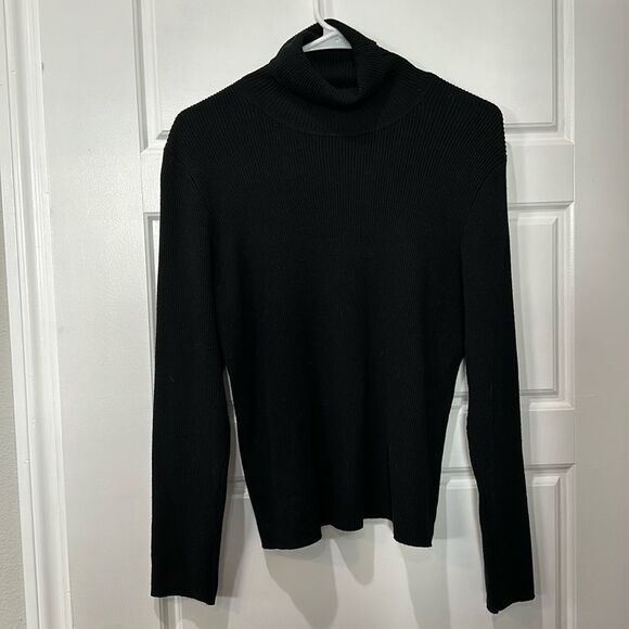 Chico's Sweaters - Vintage Silk / Rayon / Nylon Turtleneck Sweater